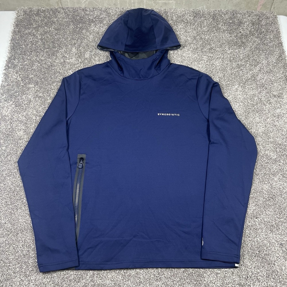 Greyson Cokato Hoodie Mens Medium Golf Performance Pullover Synergistic Logo